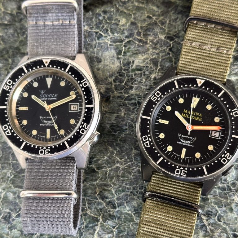The Marina Militare Squale 1521 steel and pvd