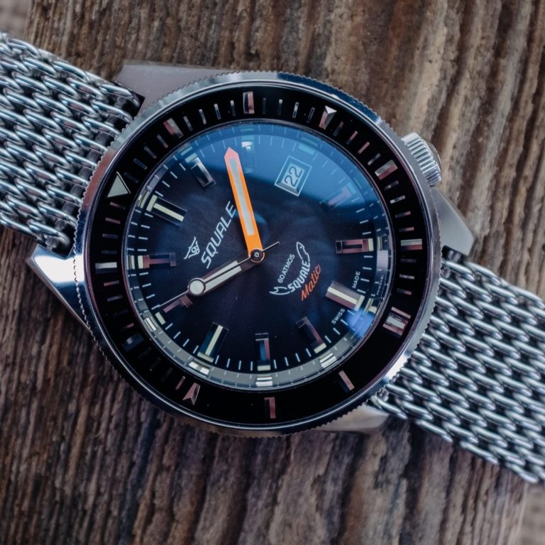 Squale Matic grey sunburst