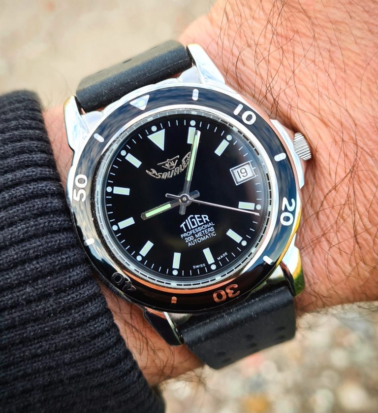 Squale Tiger City wrist shot