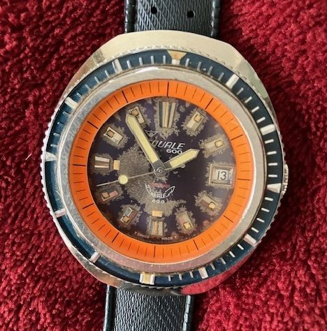 Squale 600 dial patina