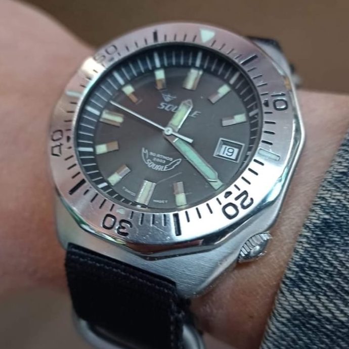 Squale 2003 metal bezel