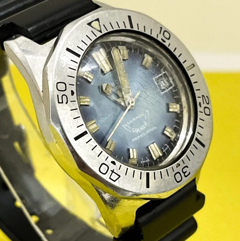 Squale 100-atmos metal-bezel 1521 mk.3 Master quartz