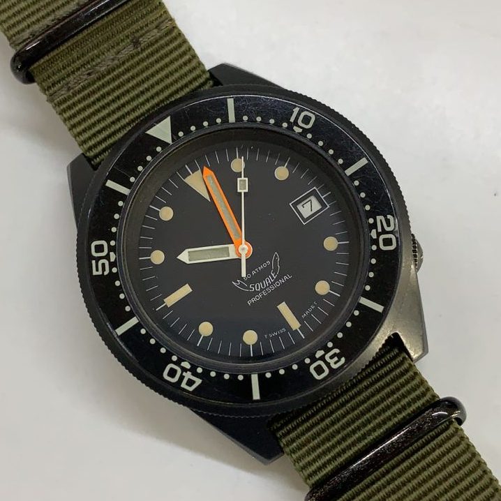 Squale 1521 fat case ff96 tritium