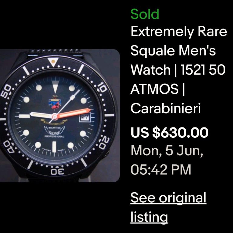 Squale 1521 PVD Carabinieri LE