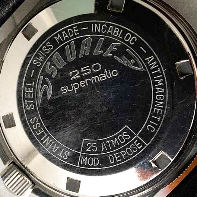 NOS Milano 1521 case back by Squale
