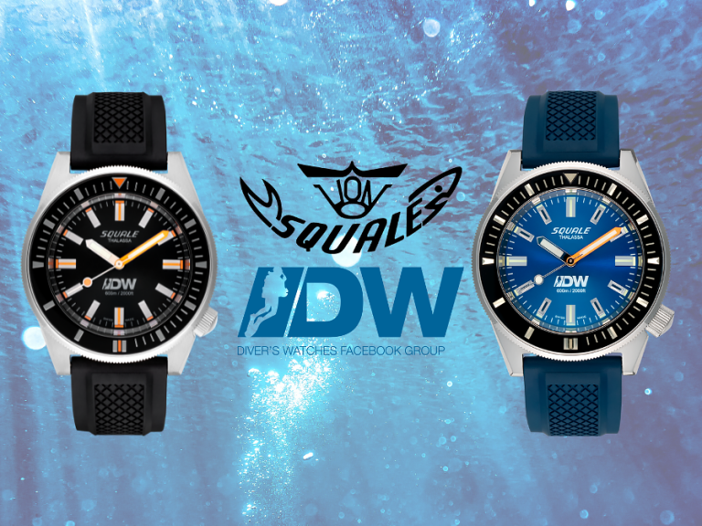 Squale Thalassa Divers Watches Limited Edition press shot