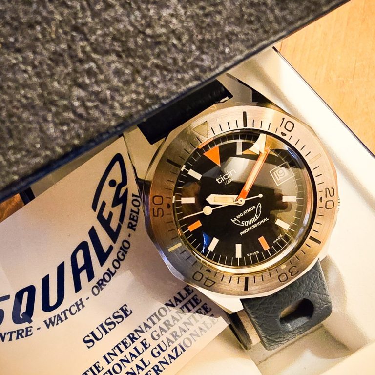 Squale Master Mystery 100 atmos boxed warranty
