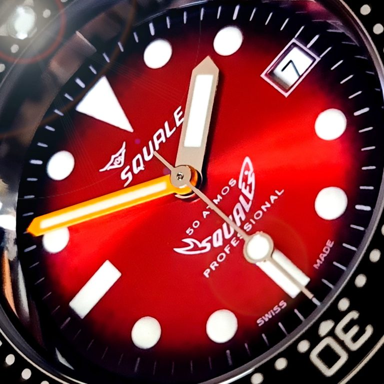 Squale 1521 Red Passion sunburst Fumoso dial