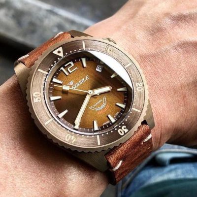 Squale mk.1 Bronzo 1521 ginger dial