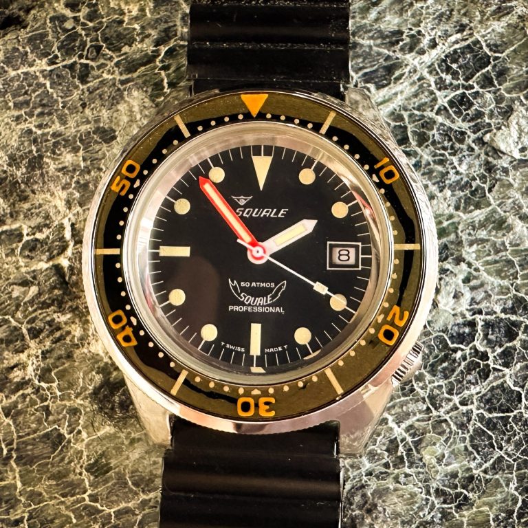 Squale 1988 polished steel 1521 rare crazy 88 50 atmos
