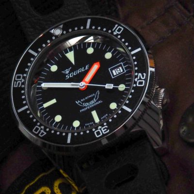 Squale 'buckshot' 1521 BEAMS orange Hour