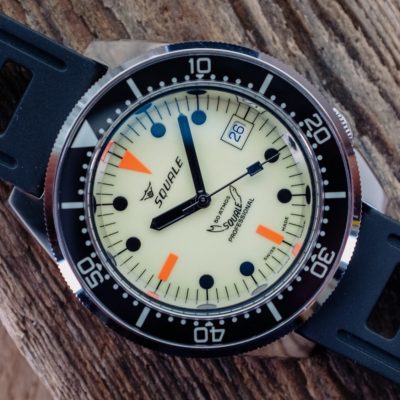 Squale 1521 full lume green